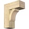 Ekena Millwork Imperial Block Rough Sawn Bracket w/ Offset Brace, Douglas Fir, 8"W x 18"D x 22"H BKT0806X18X22IMP05RDF - alternate 1
